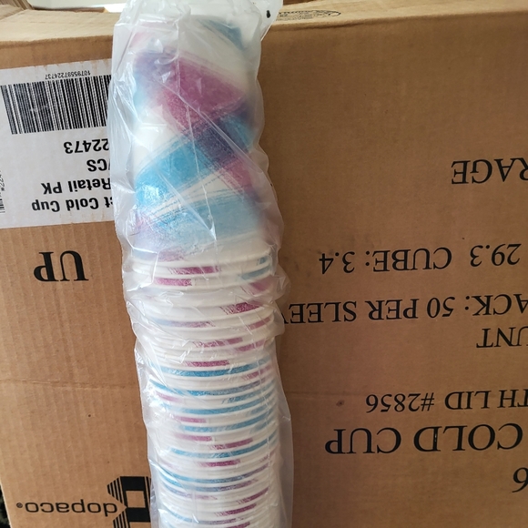 Dopaco 16 oz COLD cup 50 per sleeve total of 18 sealed sleeves total 900 cold cu